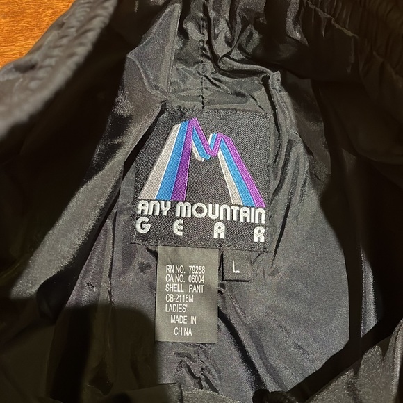 Any Mountain Gear Snowboarding Ski Pants Side Zip - Picture 8 of 12